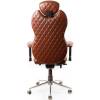 Кресло Kulik-System Grande для руководителя, ортопедическое, цвет коричневый фото 5