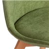 TETCHAIR TULIP SOFT (mod. 053V) ткань зеленый LY1701-7, ножки дерево натуральный фото 9