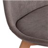 TETCHAIR TULIP SOFT (mod. 053V) ткань серый LY1701-26, ножки дерево натуральный фото 9