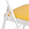 TETCHAIR FOLDER (mod. 3022G) складной, экокожа желтая, ножки белые фото 11