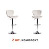 TETCHAIR AVIONIC (mod. KY712A) компл. 2 шт., белая экокожа, основание хром фото 1