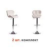 TETCHAIR BIAGGIO (mod. KY717) компл. 2 шт., экокожа белый, основание хром фото 1