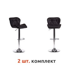 TETCHAIR BIAGGIO (mod. KY717) компл. 2 шт., экокожа черный, основание хром