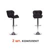 TETCHAIR BIAGGIO (mod. KY717) компл. 2 шт., экокожа черный, основание хром фото 1