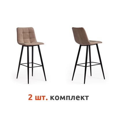 TETCHAIR CHILLY (mod.7095б) компл. 2 шт., ткань бежевый barkhat 5, ножки черные