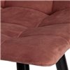 TETCHAIR CHILLY (mod.7095б) ткань коралловый barkhat 15, ножки черные фото 8