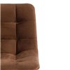 TETCHAIR CHILLY (mod.7095б) ткань коричневый barkhat 12, ножки черные фото 6