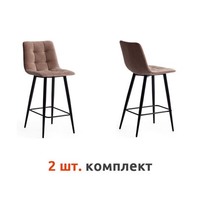 TETCHAIR CHILLY (mod.7095пб) компл. 2 шт., ткань бежевый barkhat 5, ножки черные