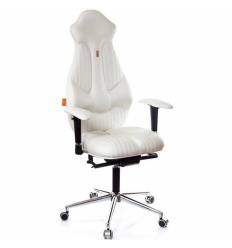 Кресло Kulik-System Imperial Fashion для руководителя, ортопедическое, цвет белый