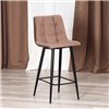 TETCHAIR CHILLY (mod.7095пб) ткань коричневый barkhat 12, ножки черные фото 6