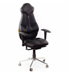 Кресло Kulik-System Imperial Fashion для руководителя, ортопедическое, цвет черный