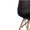 TETCHAIR Cindy Bar Chair (mod. 80-1) компл. 4 шт., пластик черные, ножки дерево натуральный фото 10