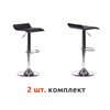 TETCHAIR KOST (mod. KY509) компл. 2 шт., черная экокожа, основание хром фото 1