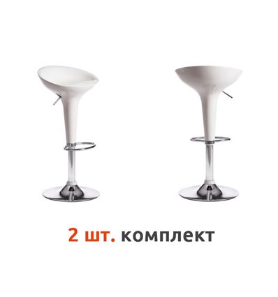 TETCHAIR NAIL (mod. KY801) компл. 2 шт., пластик белый, основание хром