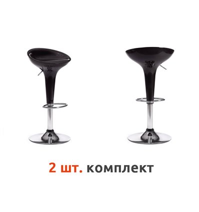 TETCHAIR NAIL (mod. KY801) компл. 2 шт., пластик черный, основание хром