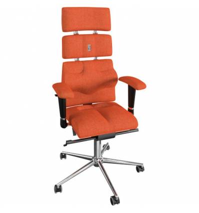 Кресло Kulik System Pyramid для оператора, ортопедическое, цвет оранжевый