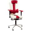 Кресло Kulik-System Elegance для опеаратора, ортопедическое с подголовником, цвет бело-красный фото 1