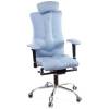 Кресло Kulik-System Elegance Design для оператора, ортопедическое с подголовником, цвет голубой фото 1