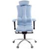 Кресло Kulik-System Elegance Design для оператора, ортопедическое с подголовником, цвет голубой фото 2