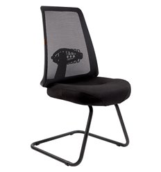 Кресло для посетителя CHAIRMAN 535V черный, сетка/ткань фото 1