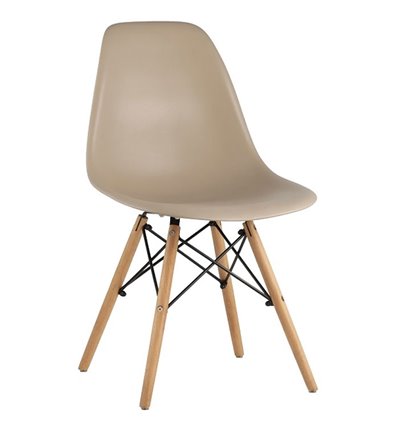 EAMES DSW WX-503 бежевый дизайнерский, пластик