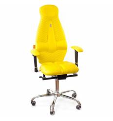 Кресло Kulik System Galaxy Zeta для оператора, ортопедическое, цвет желтый