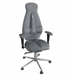 Кресло Kulik System Galaxy для оператора, ортопедическое, цвет серый