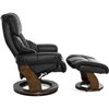 RELAX Lux 7438W Black, кожа, цвет черный/темный орех фото 8