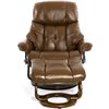 RELAX Lux 7438W Brown, кожа, цвет коричневый/темный орех фото 3