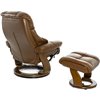 RELAX Lux 7438W Brown, кожа, цвет коричневый/темный орех фото 9