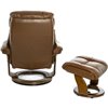 RELAX Lux 7438W Brown, кожа, цвет коричневый/темный орех фото 10