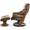 RELAX Lux 7438W Brown, кожа, цвет коричневый/темный орех фото 11