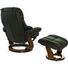 RELAX Lux 7438W Dark Green, кожа, цвет зеленый/темный орех фото 10