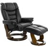 RELAX Zuel 7582W Black, кожа, цвет черный/темный орех фото 4