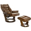 RELAX Zuel 7582W Cognac, кожа, цвет коричневый/темный орех фото 5