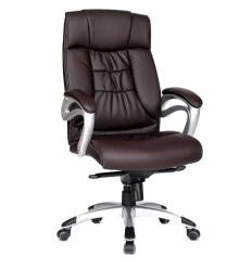 Офисное кресло Good-Kresla George Choco, экокожа, цвет коричневый фото 1
