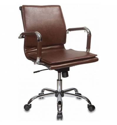 Кресло Бюрократ CH-993-LOW/BROWN для руководителя, цвет коричневый