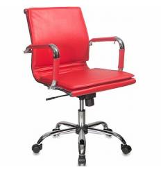 Кресло Бюрократ CH-993-LOW/RED для руководителя, цвет красный