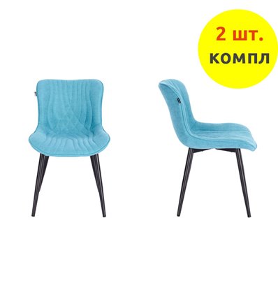 EVERPROF Aqua Fabric Blue (компл. 2 шт), ткань голубой, ножки черные