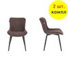 EVERPROF Aqua Fabric Dark Brown (компл. 2 шт), ткань темно-коричневый, ножки черные фото 1