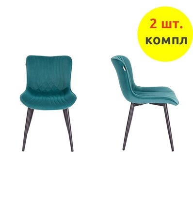 EVERPROF Aqua Fabric Dark Green (компл. 2 шт), ткань темно-зеленый, ножки черные