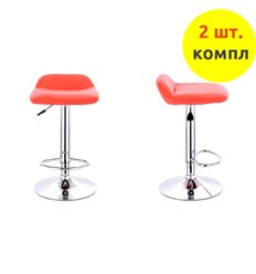 EVERPROF Form PU Red (компл. 2 шт), экокожа красная, основание хром фото 1