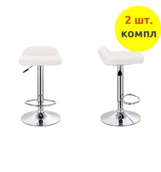 EVERPROF Form PU White (компл. 2 шт), экокожа белая, основание хром