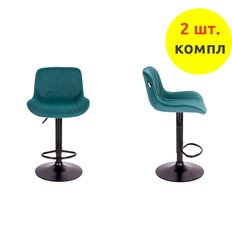 EVERPROF Grace Black Fabric Dark Green (компл. 2 шт), ткань, цвет темно-зеленый, основание черное фото 1