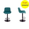 EVERPROF Grace Black Fabric Dark Green (компл. 2 шт), ткань, цвет темно-зеленый, основание черное фото 1