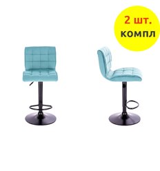 EVERPROF Richy Fabric Turquoise (компл. 2 шт), ткань бирюзовая, основание черное фото 1