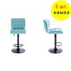 EVERPROF Richy Fabric Turquoise (компл. 2 шт), ткань бирюзовая, основание черное фото 1