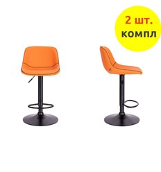 EVERPROF Smile Black PU Orange (компл. 2 шт), экокожа, цвет оранжевый, основание черное