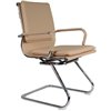 Riva Chair Hugo 6003-3EC светло-бежевое, хром, экокожа фото 1