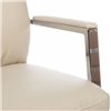 Riva Chair Leon-SF D916 Кремовый, хром, экокожа фото 8